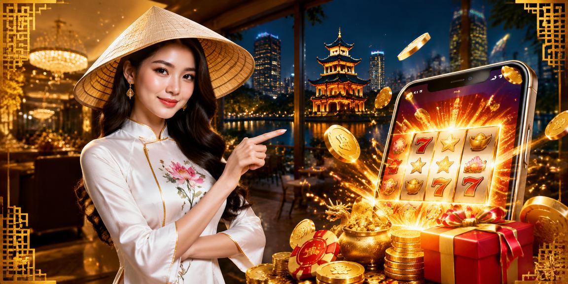 Khung cảnh sảnh casino và trò chơi slot tại Hà Nội do dc01 cung cấp